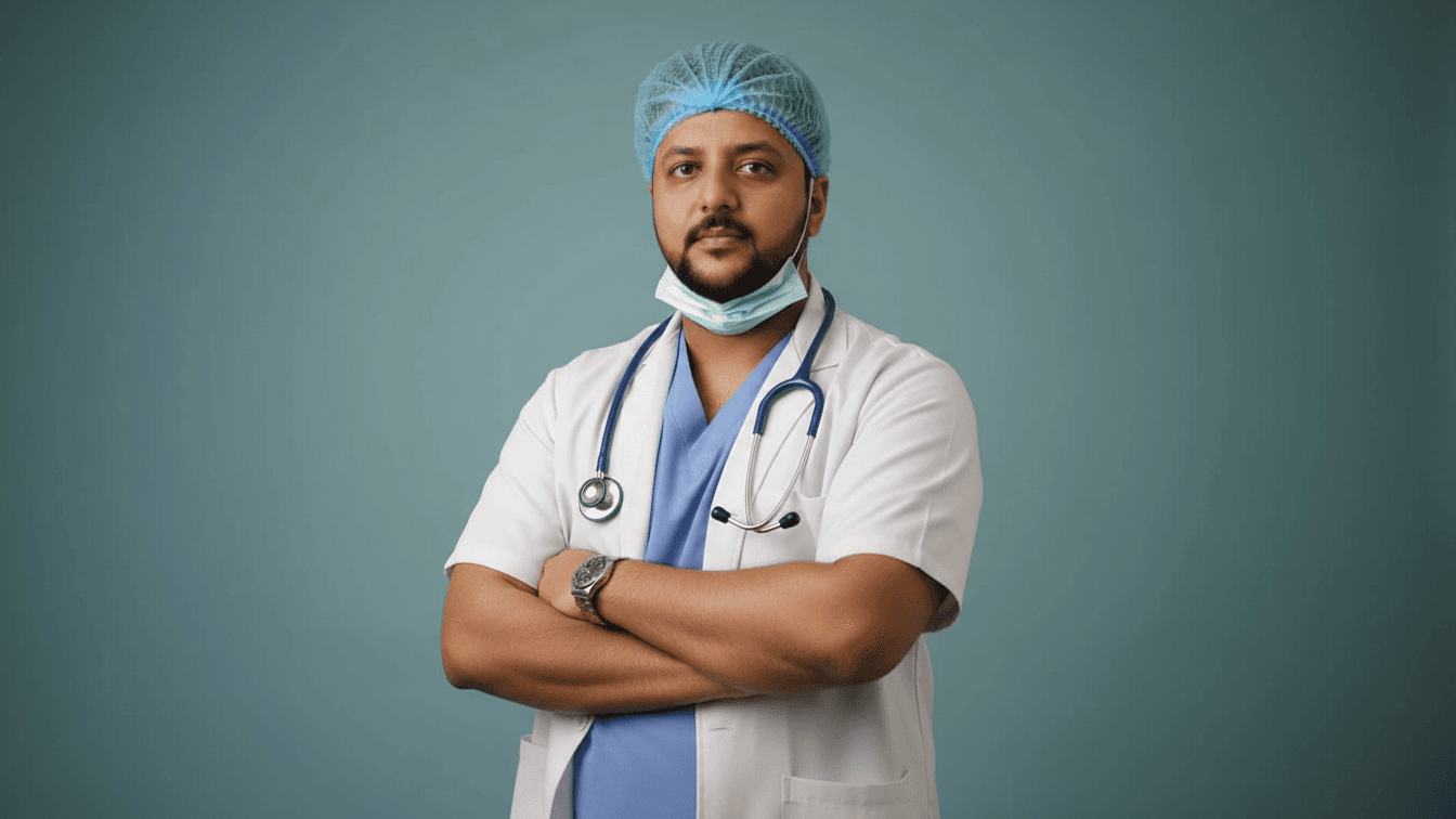 Dr. Aritra Ghosh providing dental care in Rampurhat clinic